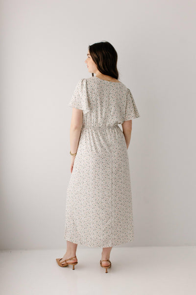 Naomi Ditsy Floral Midi Dress