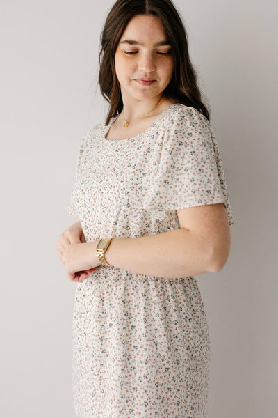 Naomi Ditsy Floral Midi Dress