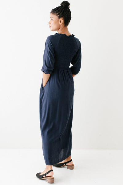 'Kenzi' Ruffle Detail Maxi Dress
