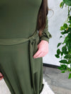 The Briar Dress in Moss Green