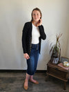 Longsleeve Cardigan in Black