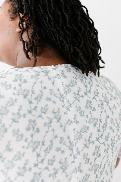 'Esther' Floral Print Maxi Dress