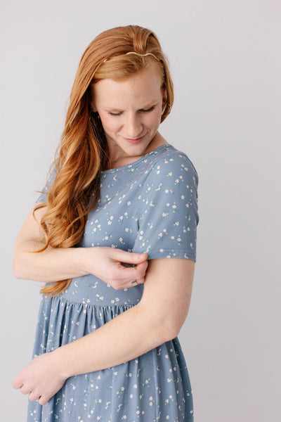 'Abigail' Ditsy Floral Maxi Dress
