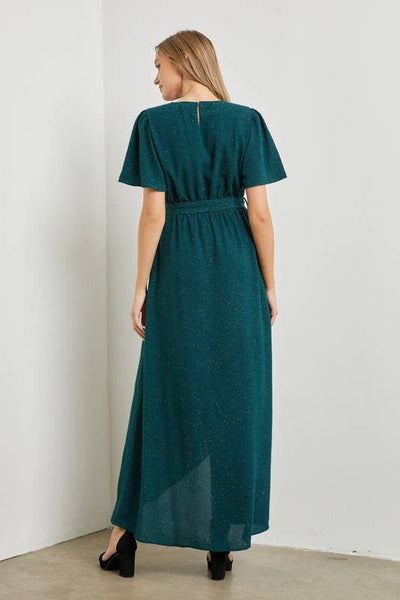 Woven Texture Midi Dress