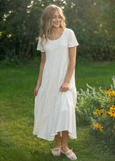 Melanie Tiered Midi Dress