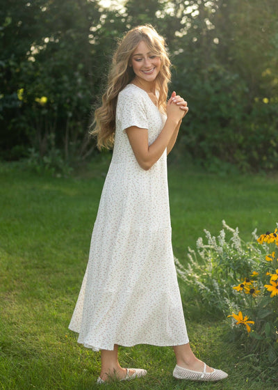 Melanie Tiered Midi Dress