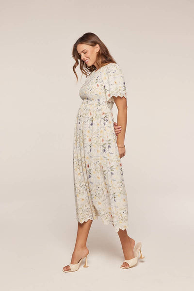 Embroidered Floral Dress