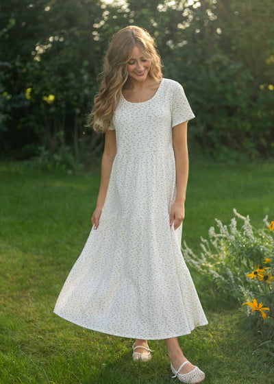 Melanie Tiered Midi Dress