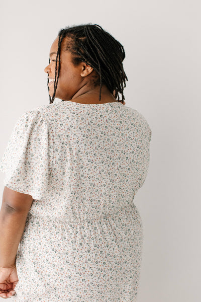 Naomi Ditsy Floral Midi Dress