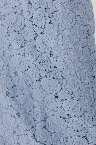 'Odessa' Round Neck Lace Maxi Dress