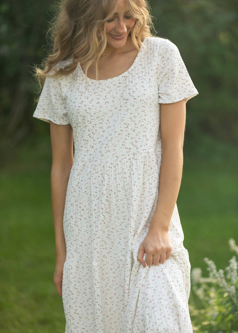 Melanie Tiered Midi Dress