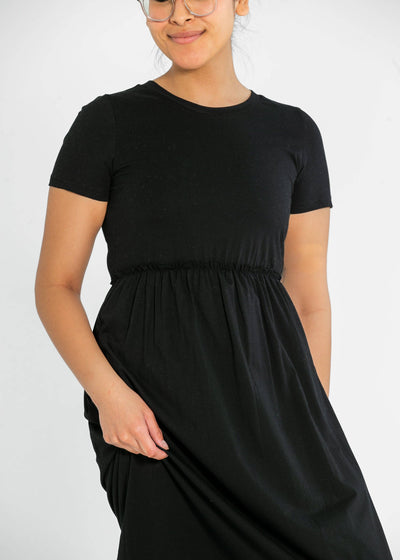 Brie Short Sleeve Maxi Dress