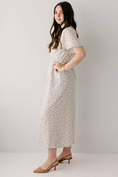 Naomi Ditsy Floral Midi Dress