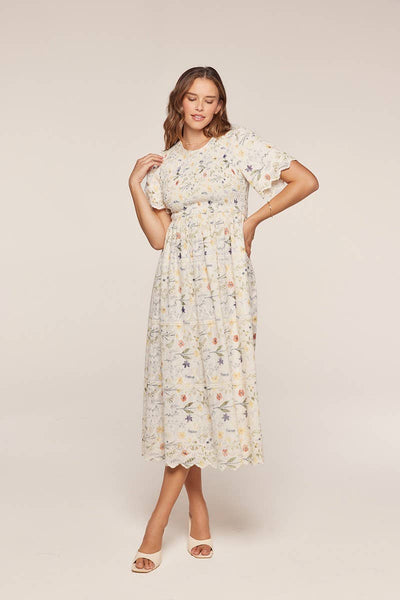 Embroidered Floral Dress