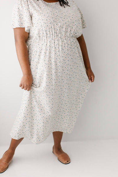 Naomi Ditsy Floral Midi Dress