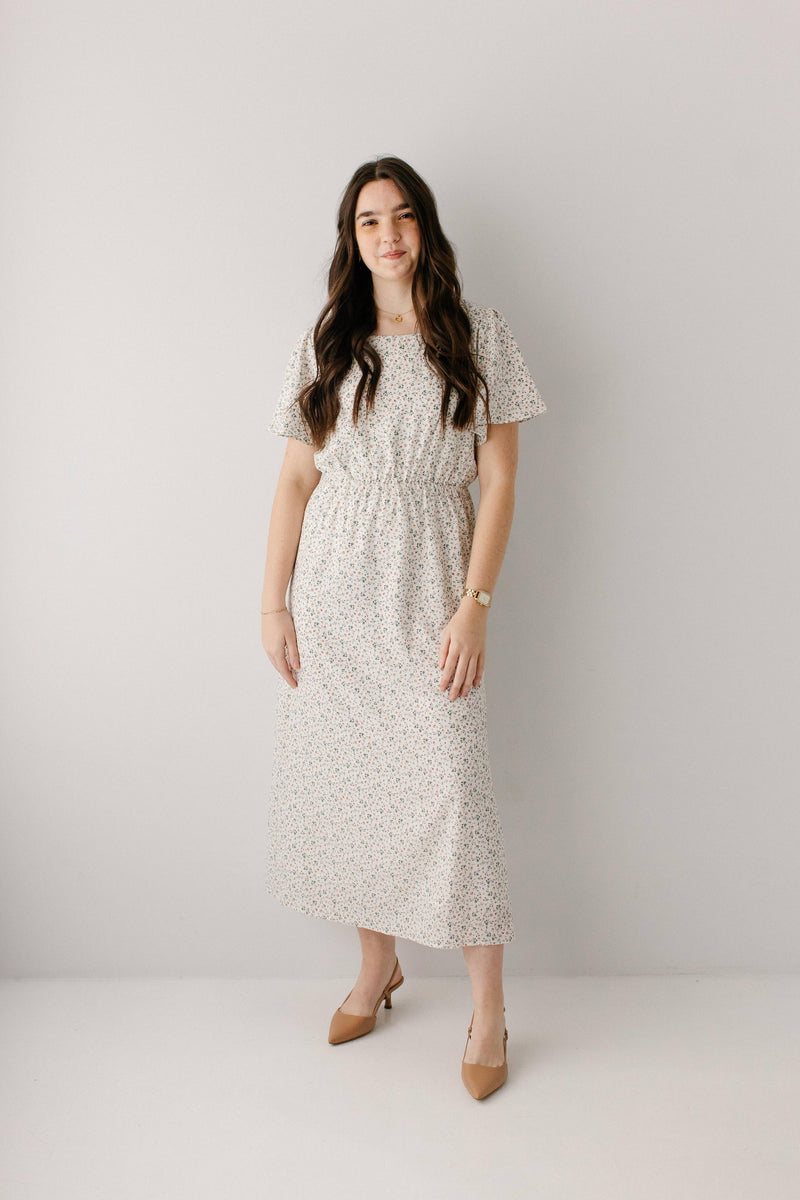 Naomi Ditsy Floral Midi Dress