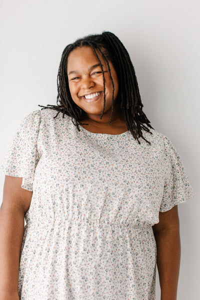 Naomi Ditsy Floral Midi Dress
