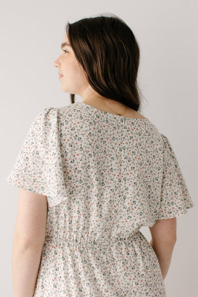 Naomi Ditsy Floral Midi Dress