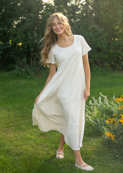 Melanie Tiered Midi Dress