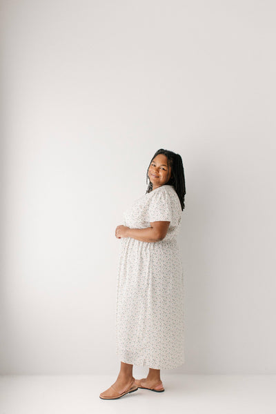 Naomi Ditsy Floral Midi Dress