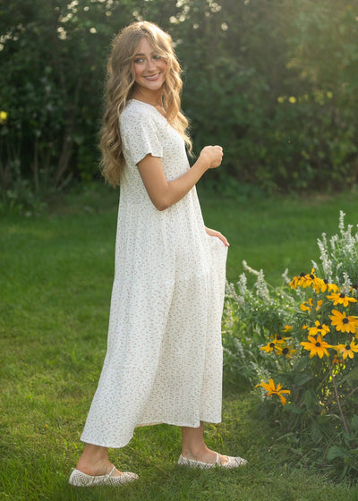 Melanie Tiered Midi Dress