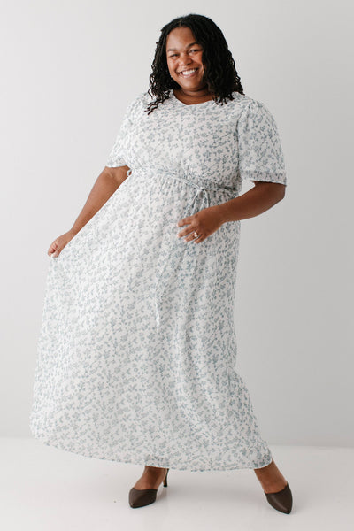 'Esther' Floral Print Maxi Dress