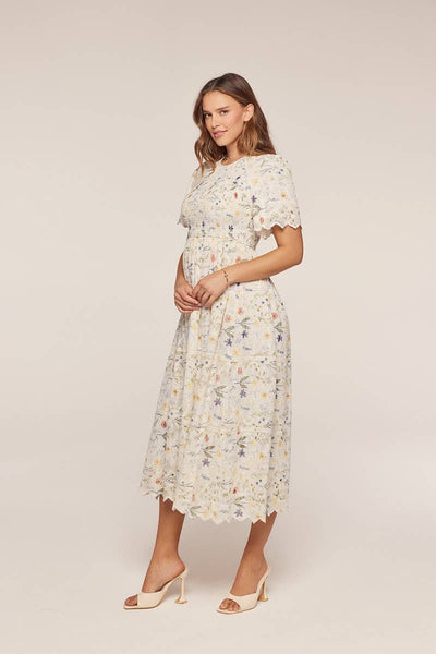 Embroidered Floral Dress