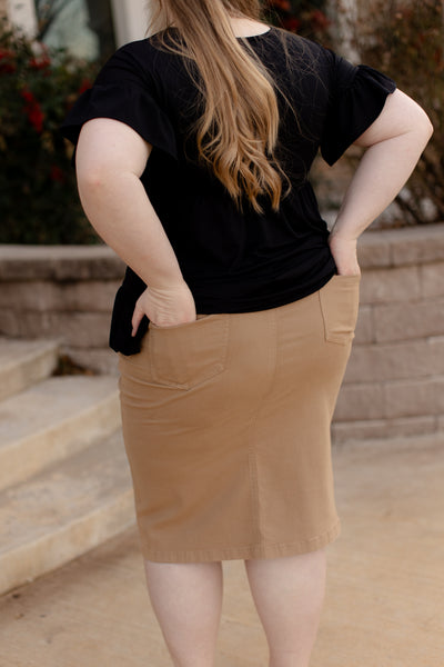 Savannah Skirt in Khaki